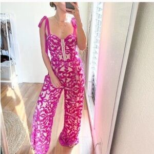 Free People Lucille Lace One Piece Sequin Lace Jumpsuit | Statement One-Piece